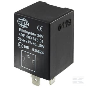 Posūkių mirksiklis 3 kontaktų 24V 4DB003675011