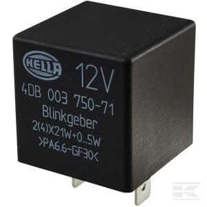 Posūkių relė 12V 3 kontaktų 4DB003750711