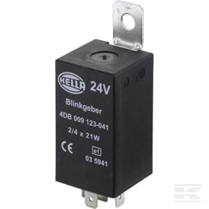 Posūkių relė 24V 4 kontaktų 4DB009123041