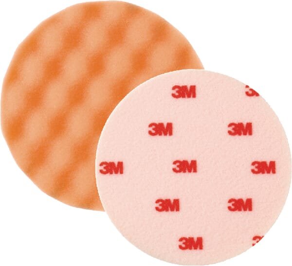 Oranžinė poliravimo kempinė 133 mm (2 vnt.) 50456