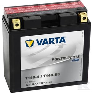 Akumuliatorius 12V 12Ah 190A AGM Powersports VARTA 513903019I314PS