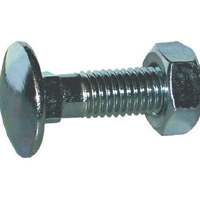 Vežiminis varžtas su veržle DIN603 M10x40, plienas, cinkuotas, 4.6 Kramp 6031040