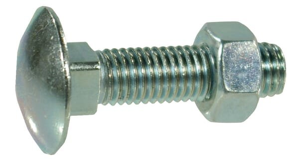 Vežiminis varžtas su veržle DIN603 M8x130, plienas, cinkuotas, 4.6 Kramp 6038130
