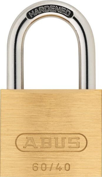 Žalvarinė pakabinama spyna Abus 60 40 mm Abus 6040ABUS