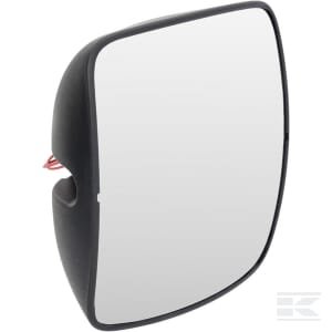 Plačiakampis veidrodis 348, spindulys 300, kairė/dešinė, reguliuojamas rankiniu būdu, šildomas 24V, Ø22 mm 613482149H