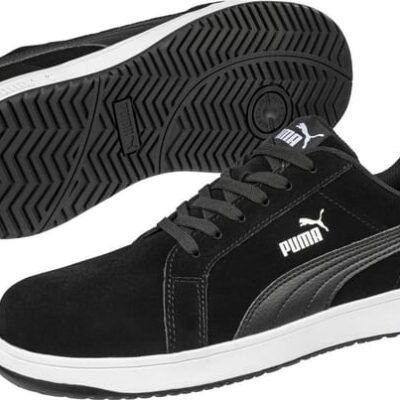 Žemi batai Iconic Suede, juodi, 39 dydis, 64001039