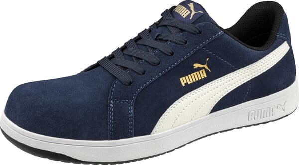 Žemi batai Iconic Suede, tamsiai mėlyni, 43 dydis, 64002043