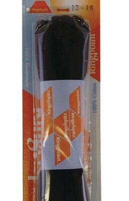 Apvalūs juodi batų raišteliai 150 cm 64150102