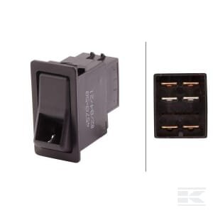 Klavišinis jungiklis I-0 6 kontaktų be komforto funkcijos 6FH004570501