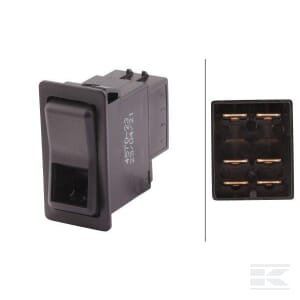 Klavišinis jungiklis (I)-0-(-II) 6 kontaktų be komforto funkcijos 6GM004570231