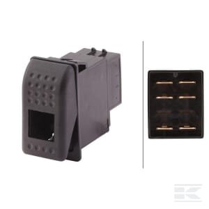 Klavišinis jungiklis (I)-0-(-II) 8 kontaktų 6GM007832251