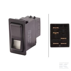 Klavišinis jungiklis II+I-0 7 kontaktų 6RH004570411