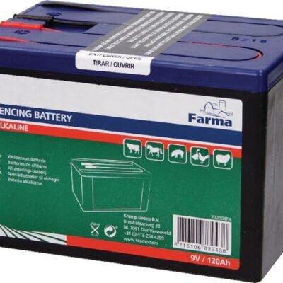 Šarminė elektrinio aptvaro baterija 9 V 120 Ah Farma – 702004FA