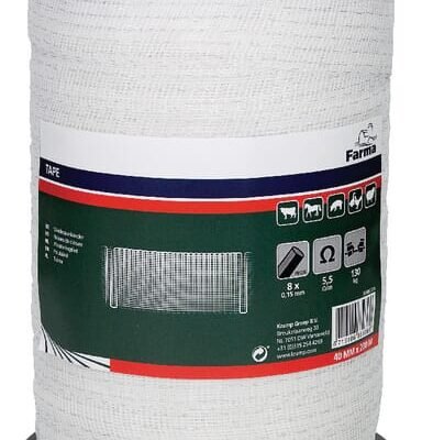 Juosta 40 mm 200 m 8x0.15 mm nerūdijantis plienas wires Farma – 704009FA