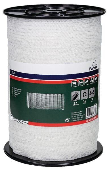 Juosta 40 mm 200 m 8x0.15 mm nerūdijantis plienas wires Farma – 704009FA