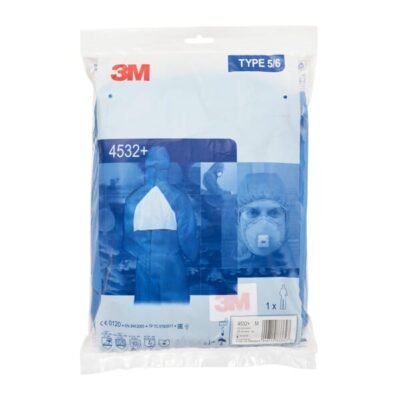 Vienkartinis kombinezonas, mėlynas, dydis XL, 3M 4532BXL