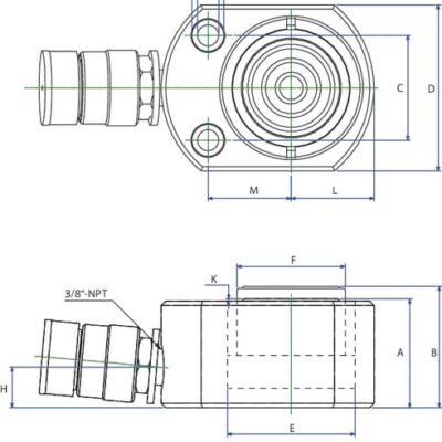 Cilindras NSLS 200 8210200