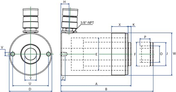 Cilindras NSHS 302 8240302 - Image 2