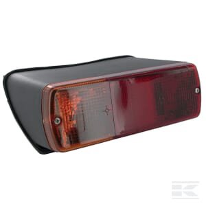 Galinė lempa RH, stačiakampė, 12/24V, raudona/geltona, tvirtinama varžtais, 200x85x85mm, Britax 83960375N
