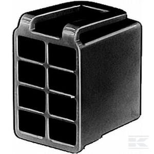 Kištuko korpusas - 8 kontaktų jungtis - Kištukas: mentelinių kontaktų mova 8JA713631001