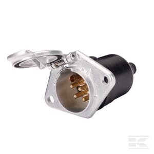 Lizdas 7 kontaktų metalinis, menteliniai kontaktai 8JB003834021