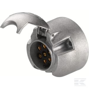 Lizdas - 7 kontaktų jungtis - Kištukas: menteliniai kontaktai 8JB001941041