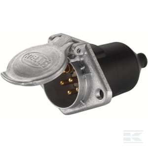 Lizdas - 24V - 7 kontaktų jungtis - Kištukas: varžtiniai kontaktai 8JB003834001