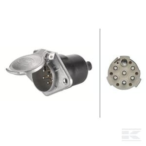 Lizdas ISO 7 kontaktų Hella 8JB003834031
