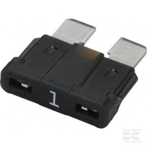 Standartinis peilinis saugiklis 32V 1A ilgis 18.6mm juodas pakuotė 50 vnt Hella 8JS711683011