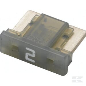 MINI peilinis saugiklis 2A ilgis 8.4mm pilkas pakuotė 5 vnt Hella 8JS728596262