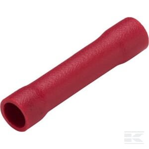 Sujungimo mova (butt), raudona, A serija, 0.5-1mm², blisteris (100x), Hella 8KW044280003