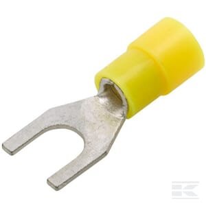 Šakutės antgalis, geltonas, skylė 6.5mm, 4-6mm², Series A, blister, Hella 8KW178045212