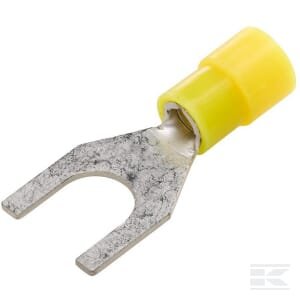 Šakutės antgalis, geltonas, skylė 8.4mm, 4-6mm², Series A, blister, Hella 8KW178045222