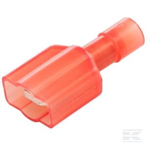 Peilinis kontaktas vyriškas raudonas 0.5-1mm² 6.3x0.8mm Series A blisteris (50 vnt) Hella 8KW744703003