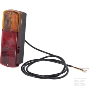 Galinis kombinuotas žibintas 12V, geltona/raudona, kairė 90042012V