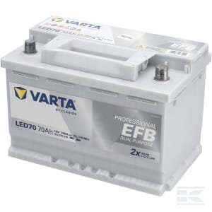 Akumuliatorius 12V 70Ah 760A LED70 VARTA Professional Dual Purpose EFB 930070076