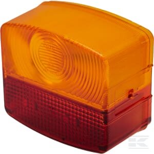 Žibinto stiklas, raudonas/geltonas, kvadratinis, LH/RH/galinis, Hella 9EL118614011