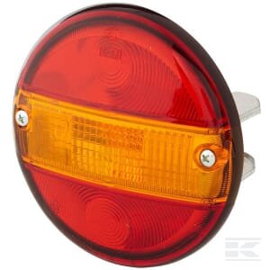 Žibinto stiklas, geltonas/raudonas, apvalus Ø140mm, LH/RH/galinis, Hella 9EL113324001