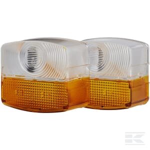 Žibinto stiklas, skaidrus, LH/RH, Hella 9EL118614021