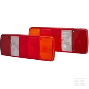 Žibinto stiklas, raudonas/skaidrus/geltonas, stačiakampis, LH/RH/galinis, Hella 9EL122689021