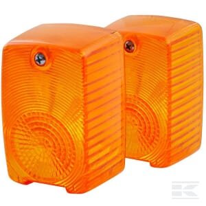 Žibinto stiklas, geltonas, kairė (LH), Hella 9EL134659001