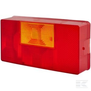 Žibinto stiklas, raudonas/skaidrus/geltonas, galinis/kairė (LH), Hella 9EL136833001