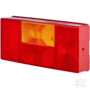 Žibinto stiklas, raudonas/geltonas, galinis/dešinė (RH), Hella 9EL137792011