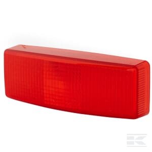 Žibinto stiklas, raudonas, stačiakampis, LH/RH/galinis, Hella 9EL141135001