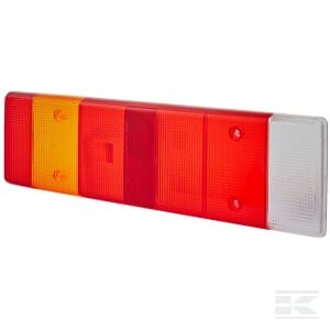 Žibinto stiklas, raudonas/skaidrus/geltonas, stačiakampis, LH/RH/galinis, Hella 9EL146887001