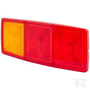 Žibinto stiklas, raudonas/skaidrus/geltonas, stačiakampis, LH/RH/galinis, Hella 9EL147747001