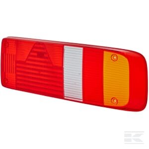 Žibinto stiklas, raudonas/skaidrus/geltonas, stačiakampis, galinis/dešinė (RH), Hella 9EL340829021