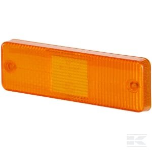 Žibinto stikliukas, geltonas, stačiakampis 150×30×54 mm, kairė/dešinė (LH/RH), Hella 9EL990267001