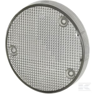 Lempos stikliukas, pilkas, apvalus, galas/kairė, Hella 9EL990354031