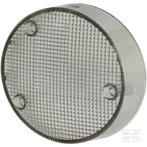 Lempos stikliukas, pilkas, apvalus, galas/dešinė, Hella 9EL990354041